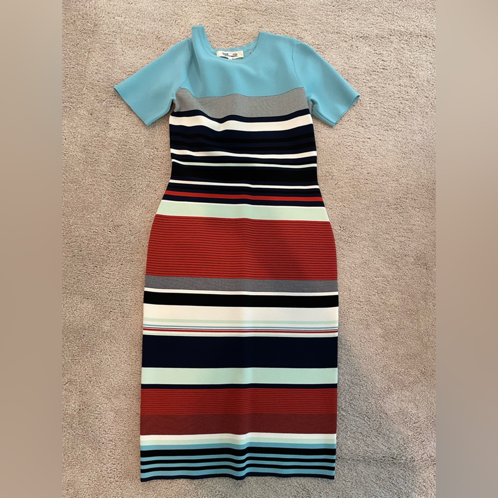 Diane Von Furstenberg Striped Dress